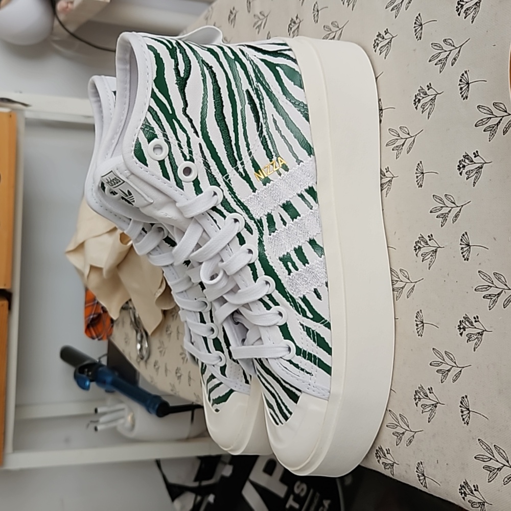 Adidas High top platform shoes-never worn